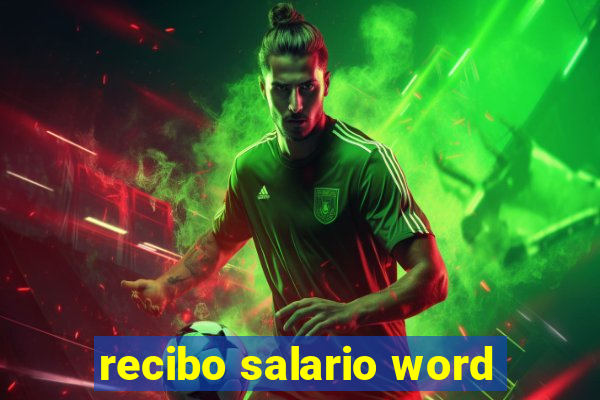 recibo salario word